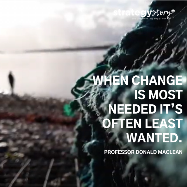 When change is most needed it's often least wanted