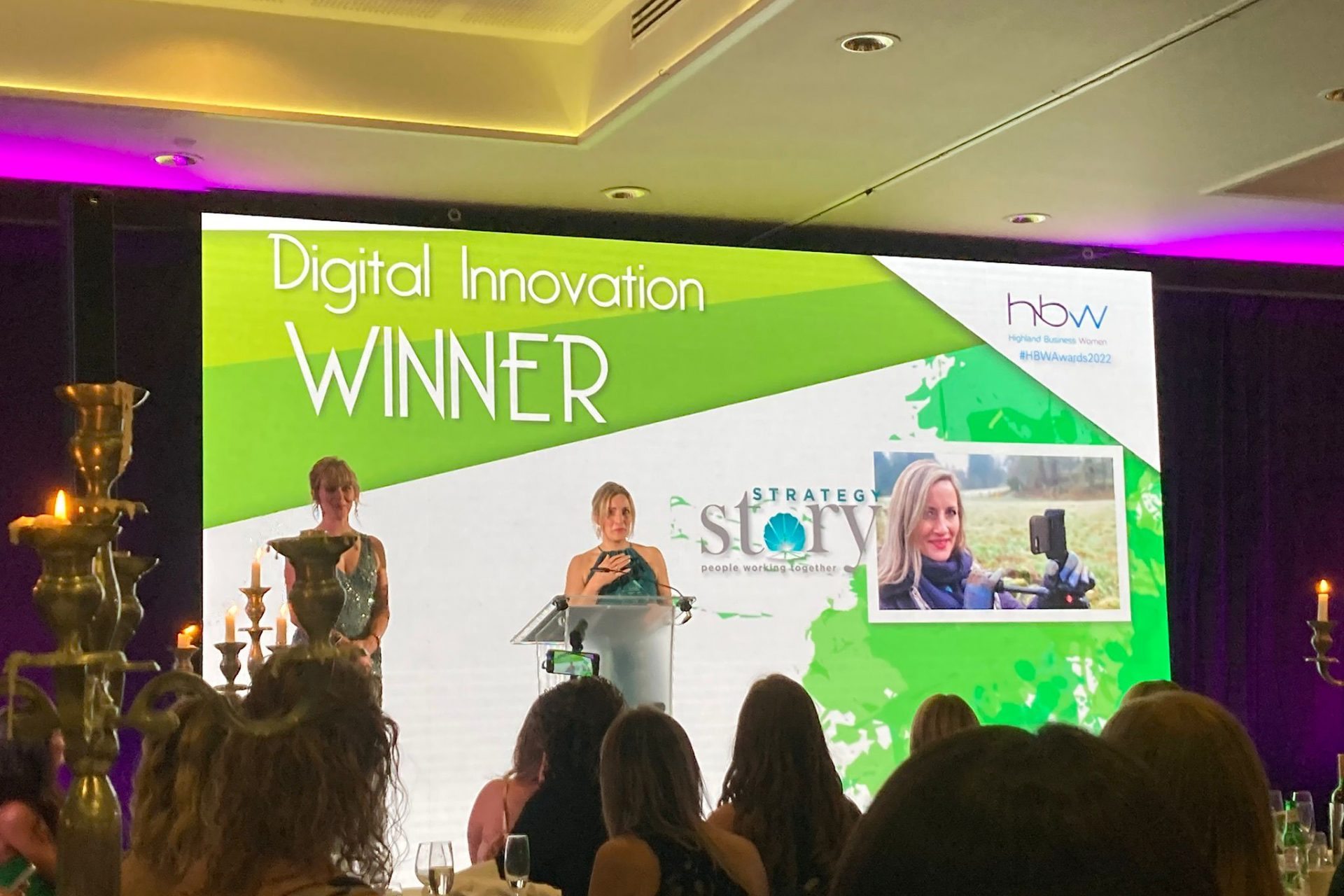 StrategyStory wins Digital Innovation category at Highland Business Women Awards